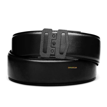 Kore Essentials G1 buckle Black Leather Garrison Gun Belt 1.75