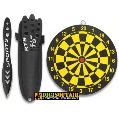 set 3 Albainox 32060 throwing knives