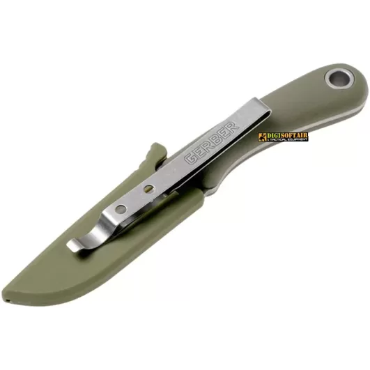 Gerber NEW Spine - Flat Sage Fixed Blade Knife 003424