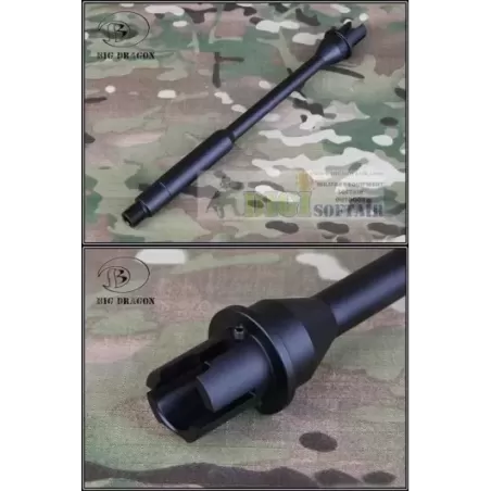 Aluminum Lighter Barrel For M4 CQB Big Dragon