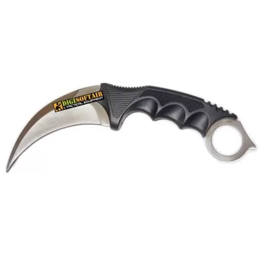 KARAMBIT SILVER with ABS Folding Ram survival