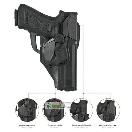 Buy DCHO8 Duty CAMA open Vega holster BLACK