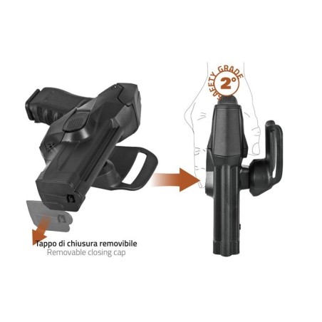 Buy DCHO8 Duty CAMA open Vega holster BLACK