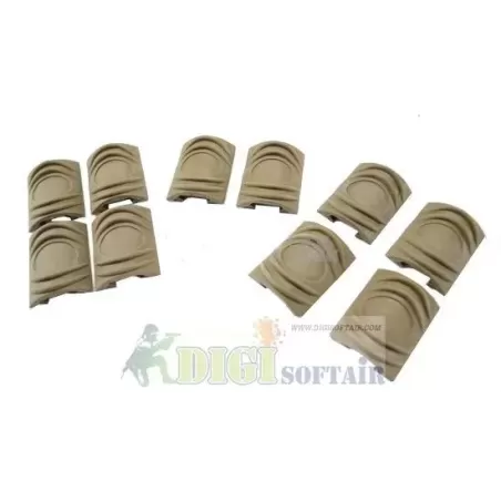 Element copri rail TDI Tan 10pcs