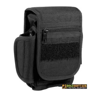2G66 Borsetto nero multi uso in cordura per cinturone VEGA