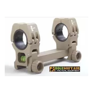 DRAGONFLY SUPPORT OPTICS WITH RINGS FROM 25 TO 30 MM desert ALLEGER