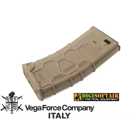 AIRSOFT MID CAP 120 ROUND QRS tan MAGAZINE VFC