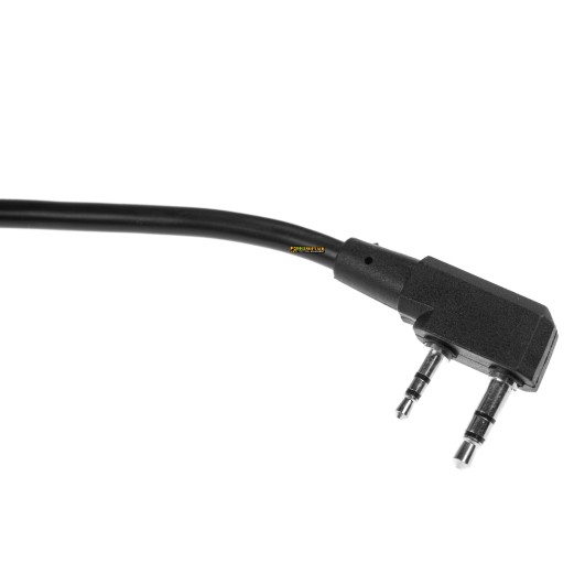 Earmor M55 PTT — pulsante Push-To-Talk con connettore Kenwood 2-pin