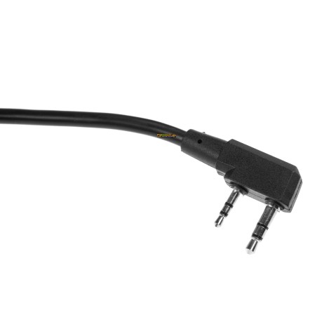 Earmor M55 PTT — Push-To-Talk module with Kenwood 2-pin connector