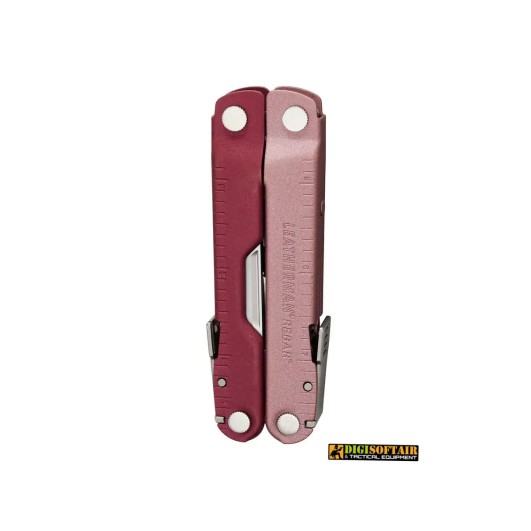 Leatherman Rebar Heathered Cranberry — multitool robusto 17 funzioni
