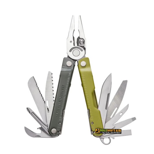 Leatherman Rebar Mossy Slate — 17-in-1 multi-tool