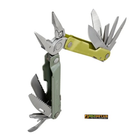Leatherman Rebar Mossy Slate — utensile multifunzione 17-in-1