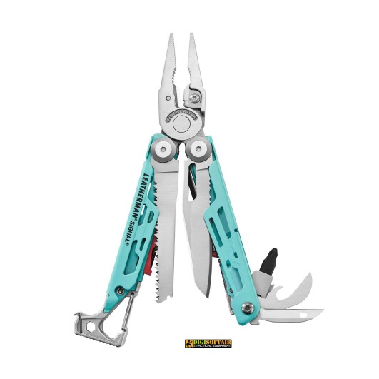 Leatherman SIGNAL Acqua con pinza multiuso satinata