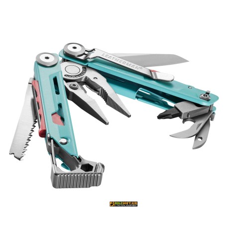 Leatherman Water Signal Multitool, with satin plier