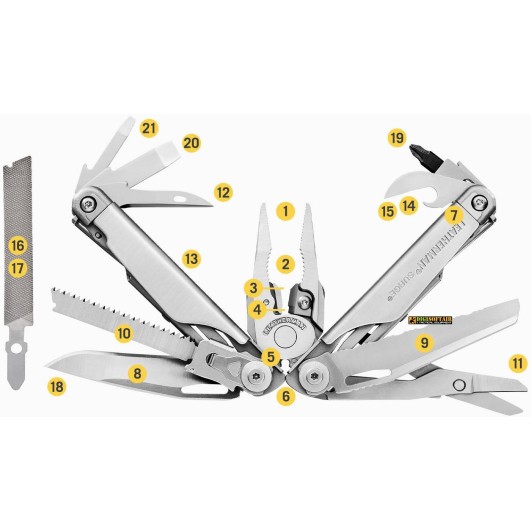 Leatherman Surge — professional 21-in-1 multi-tool (Stainless)