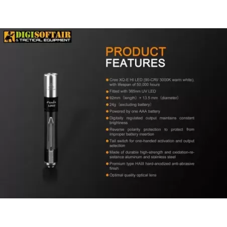 FENIX LD02 V2.0 pen flashlight
