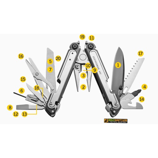 Leatherman ARC — advanced 20-tool multi-tool (Talos)