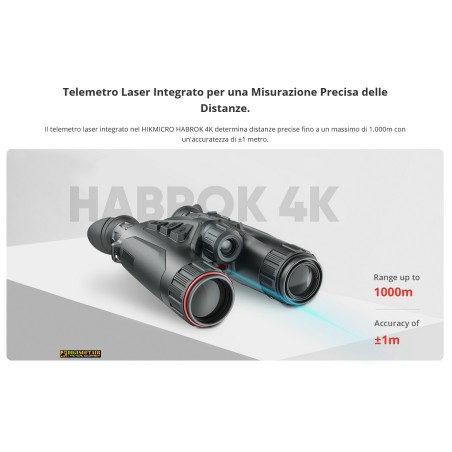 Hicmicro Habrok 4K, Binocolo Multispettro HE25L