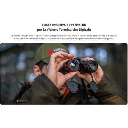 Hikmicro Habrok 4K, HE25L Multispectrum Binoculars