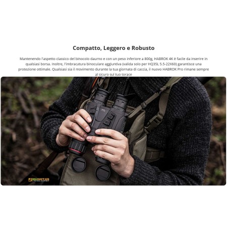 Hicmicro Habrok 4K, Binocolo Multispettro HE25L