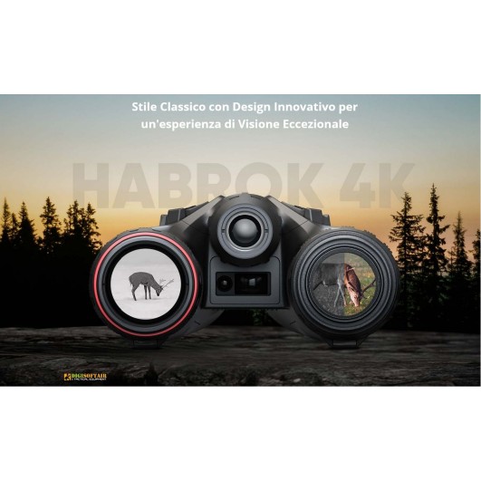 Hikmicro Habrok 4K, HE25L Multispectrum Binoculars