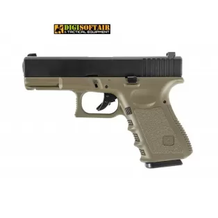 Evolution Glock 23 OD G23 gas blowback plastic slide