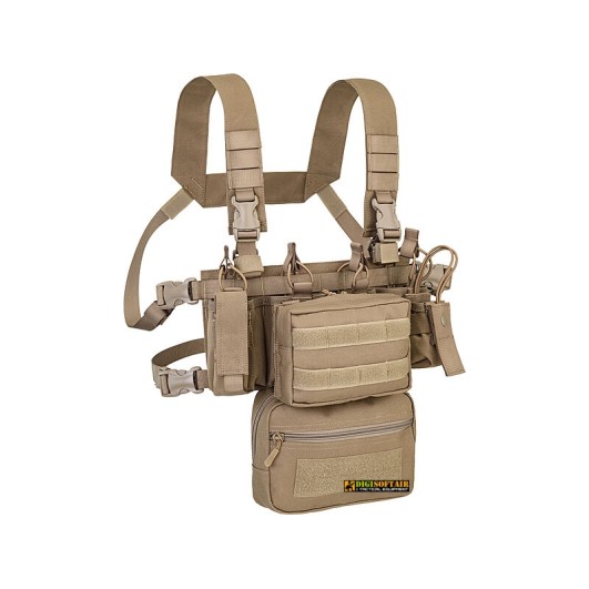 Defcon 5 Outac Combo Mini Chest Rig — OT-RC202 — Coyote Tan