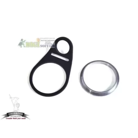 ROTATABLE TACTICAL SLING SWIVEL Black CRUSADER BY VFC