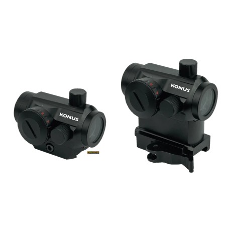 Konus Nuclear-QR 2 — Punto rosso 1×22 compatto Dual Mount 7214