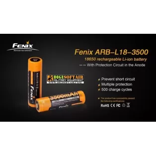 FENIX batteria Li-ion 18650 3500 mah ARB L18 3500