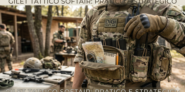 Gilet tattico Softair, l'equipaggiamento pratico e strategico