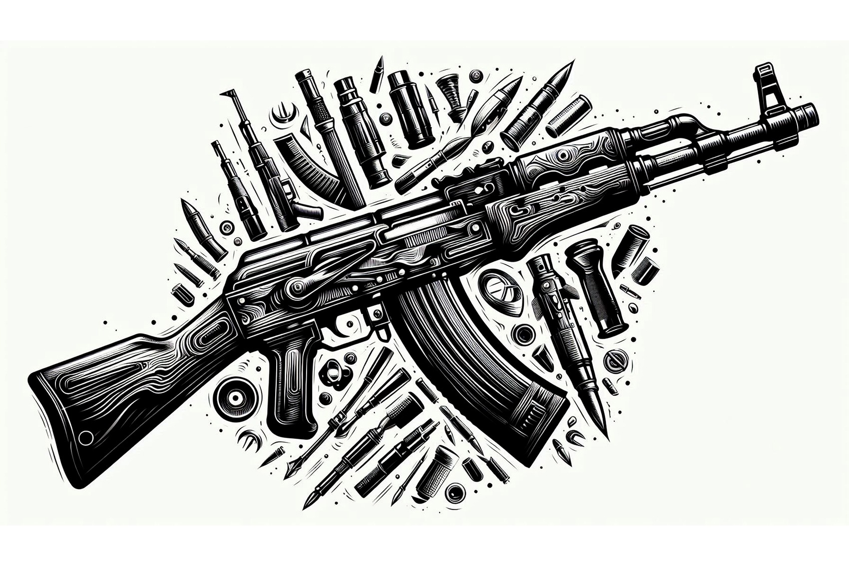 Fucile Softair AK-47 Kalashnikov